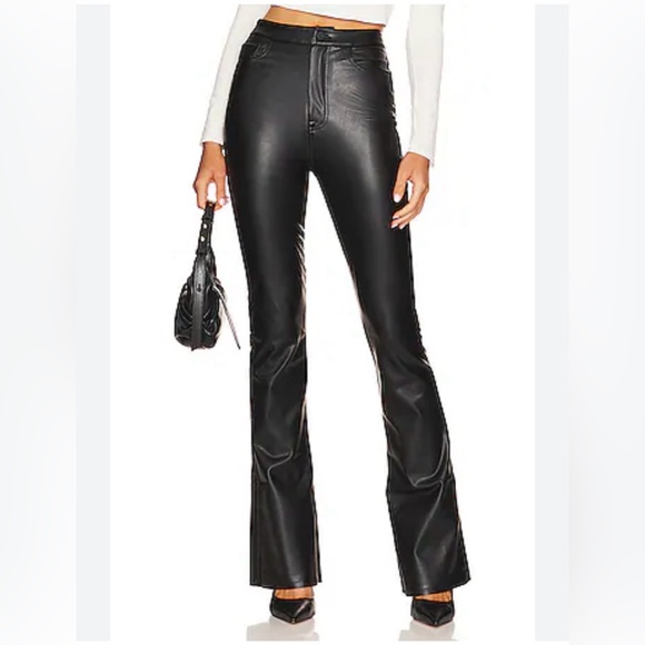 7 For All Mankind Other - 7 For All Mankind Super Stretch Faux Leather Skinny Boot in Black size 32